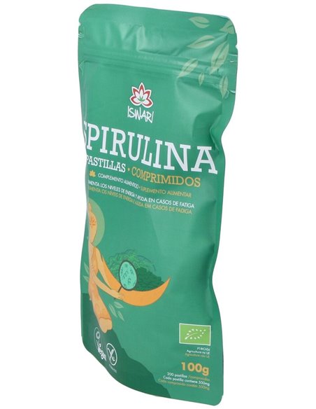 Spirulina Bio 200 Tabletas 100 Gr Es de Iswari