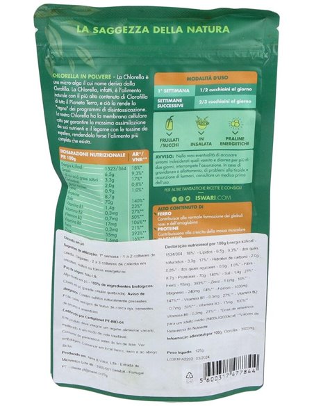 Clorela Bio 125G 125G de Iswari