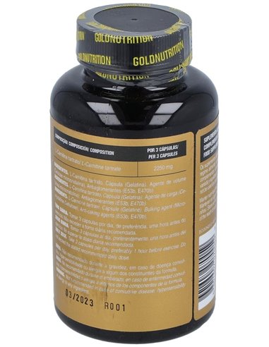 L-Carnitina 750Mg. 60Cap. de Gold Nutrition