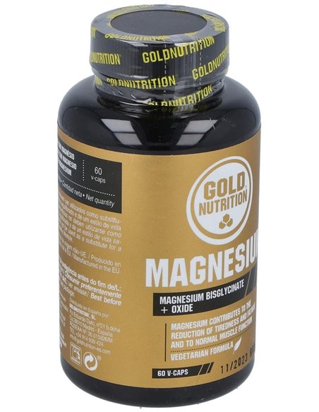 Magnesio 600Mg. 60Cap. de Gold Nutrition