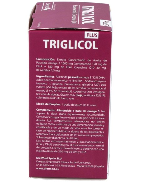 Triglicol Plus 60Cap. de Dietmed