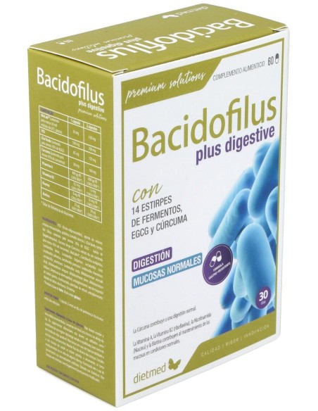 Bacidofilus Plus Digestive 60Cap. de Dietmed