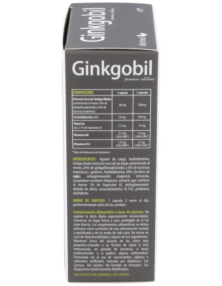 Ginkgobil 60Cap. de Dietmed