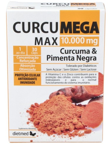 Curcumega Max 30Cap. de Dietmed
