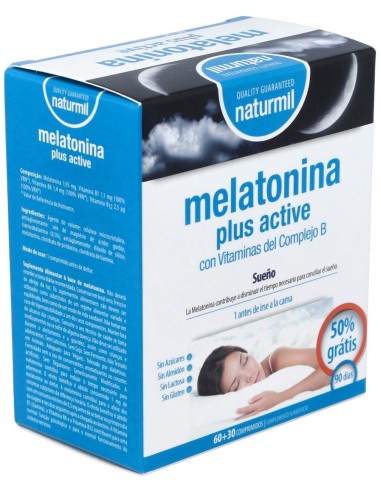 Melatonina Plus Active 1,9Mg. 60+30Comp. de Dietmed