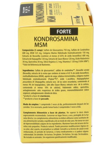 Kondrosamina Msm Forte 60Comp. de Dietmed