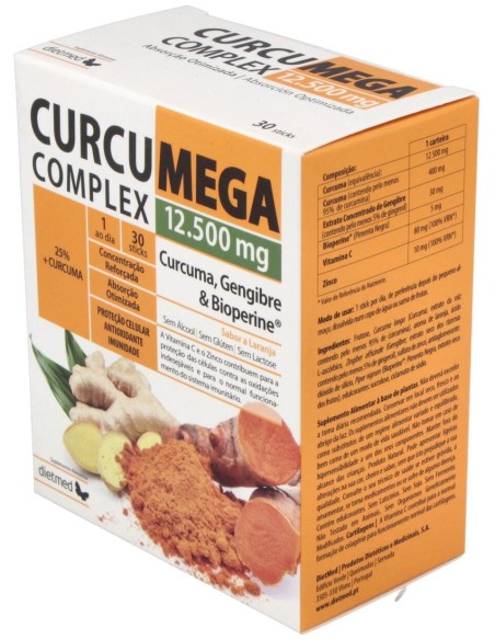 Curcumega Complex 30Sticks de Dietmed