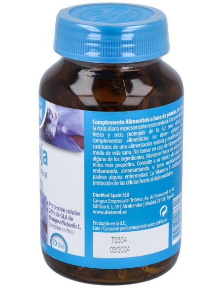 Borraja 1000Mg. 90Perlas de Dietmed