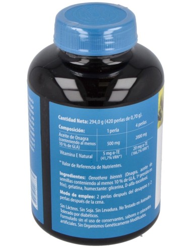 Onagra 500Mg. 420Perlas de Dietmed