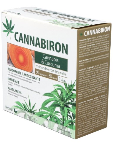 Cannabiron 30Cap+30Comp. de Dietmed