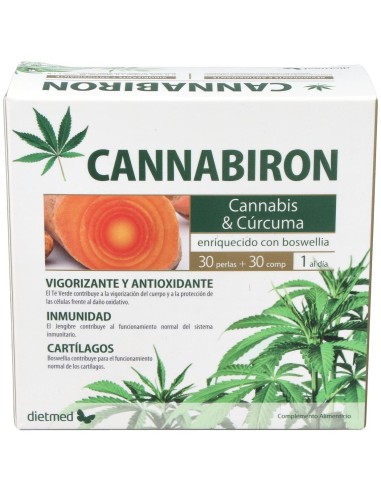 Cannabiron 30Cap+30Comp. de Dietmed