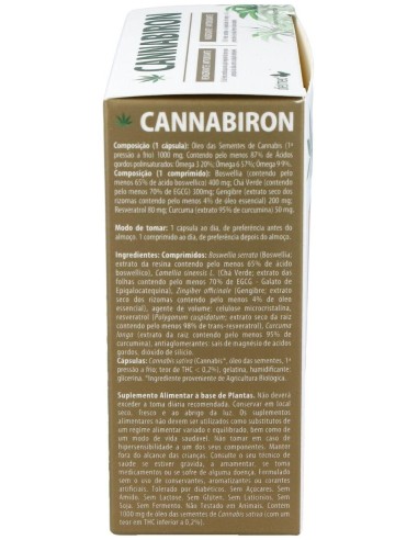 Cannabiron 30Cap+30Comp. de Dietmed