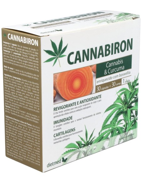 Cannabiron 30Cap+30Comp. de Dietmed