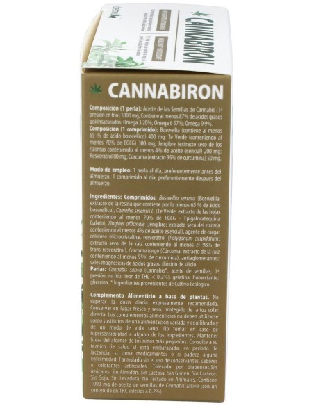 Cannabiron 30Cap+30Comp. de Dietmed