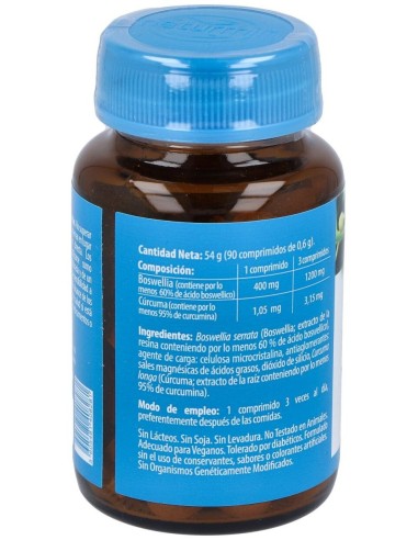 Boswelia 400Mg.+Curcumina 90Comp. de Dietmed