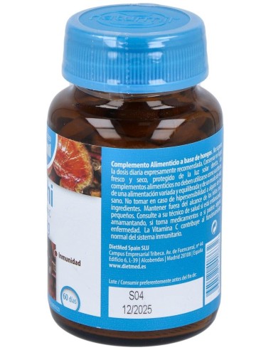 Reishi 600Mg. Con Vitamina C 60Comp. de Dietmed