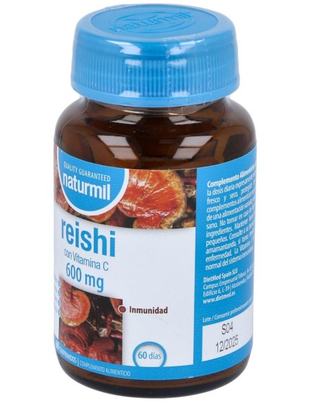 Reishi 600Mg. Con Vitamina C 60Comp. de Dietmed