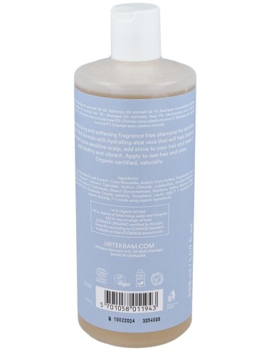 Fragance Free Champu Cuero Cabell Sensible 500M de Urtekram