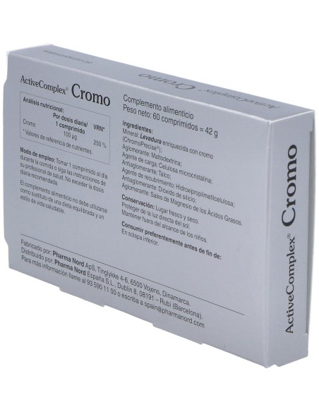 Activecomplex Cromo 100Mcg.60Comp. de Pharma Nord