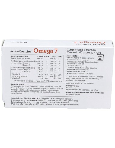 Activecomplex Omega 7 60Cap. de Pharma Nord
