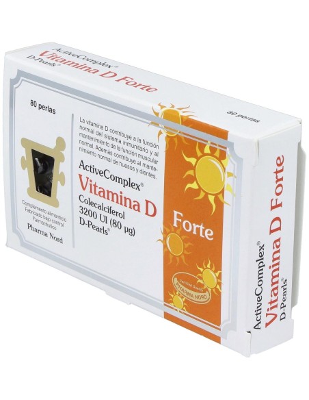 Activecomplex Vitamina D Forte 80Perlas de Pharma Nord