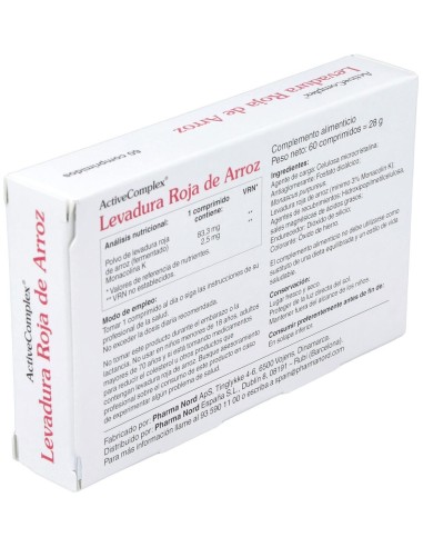 New Activecomplex Levadura Roja De Arroz 60Comp. de Pharma Nord