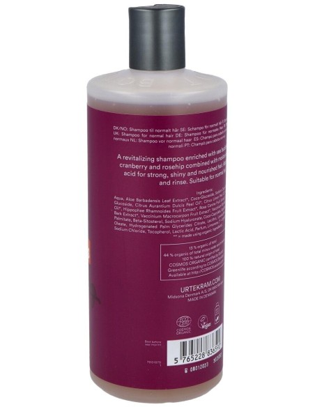 Champu Frutos Rojos 500Ml. Eco Vegan de Urtekram