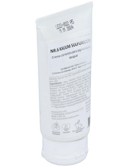 Schussler Natur Nº6 Kalium Sulfuricum Crema 75Ml. de Schussler Natur Cosmedics
