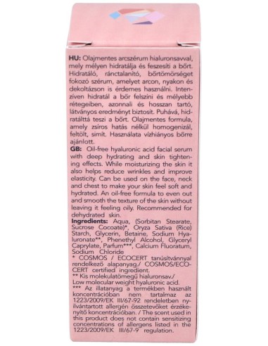 Schussler Natur Serum Facial Ac. Hialuronico 30Ml. de Schussler Natur Cosmedics