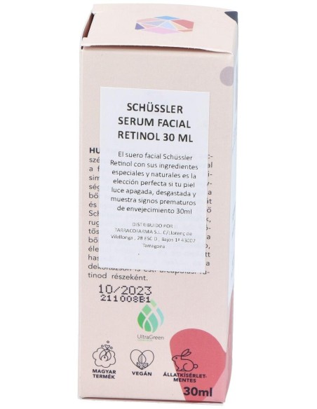Schussler Natur Serum Facial Retinol 1% 30Ml. de Schussler Natur Cosmedics