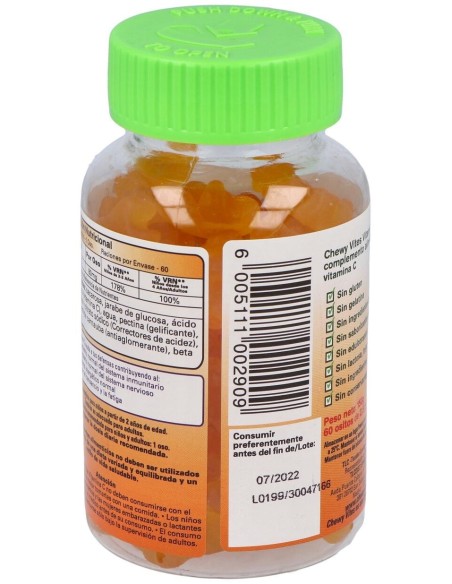 Chewy Vites Vitamina C Infantil 60Ud. de Chewy Vites