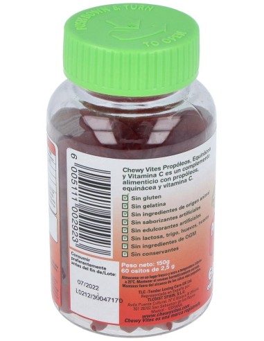 Chewy Vites Kids Propoleo Y Echinacea 60Ud. de Chewy Vites