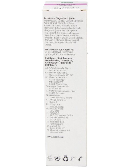 Dentaforce Echinacea Pasta Dental Gr 100 de A.Vogel