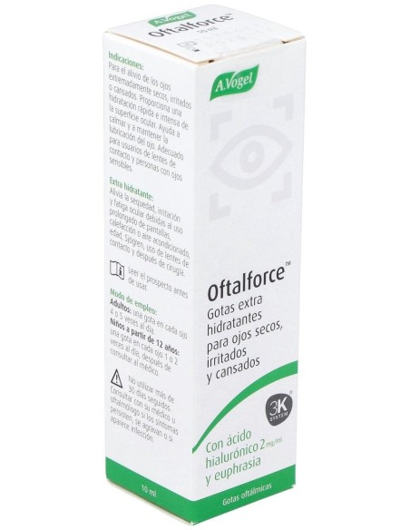 Oftalforce Gotas Para Ojos Secos 10Ml. de A.Vogel