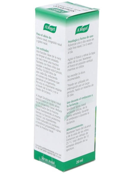 Sinuforce Spray Nasal Ml 20  de A.Vogel