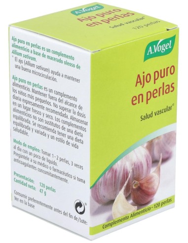 Ajo Puro 120Perlas de A.Vogel