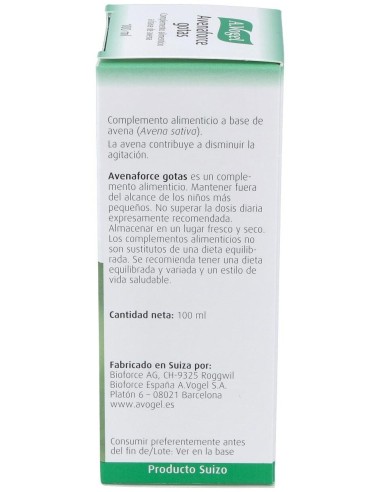 Avenaforce Gotas Ml 100 de A.Vogel