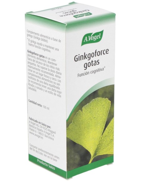 Ginkgoforce Gotas Ml 100 de A.Vogel