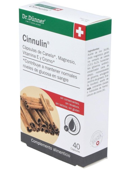 Cinnulin 40Cap. Dr.Dunner de Salus