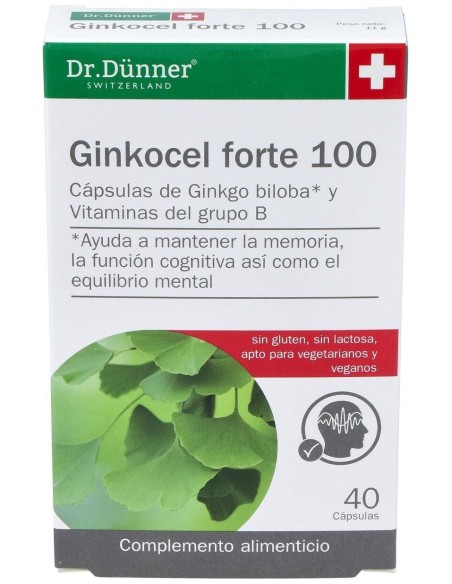 Ginkocel Forte 100 40Cap. Dr.Dunner de Salus