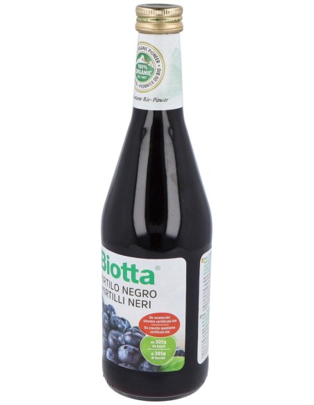 Jugo Nectar De Mirtilo (Arandano Azul) 500Ml. de Biotta