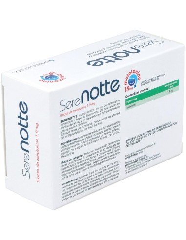 Melatonina 1'9 (Serenotte)-60 Masticables de Specchiasol