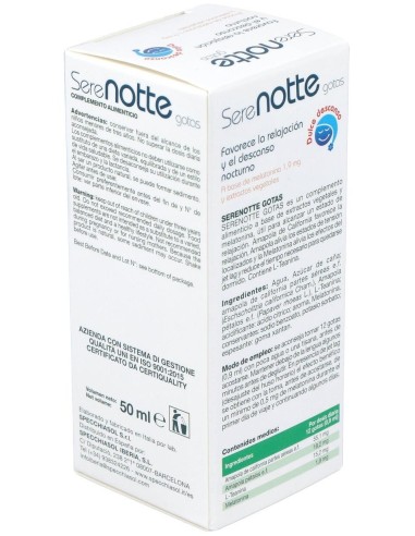 Melatonin 1.9 Mg. (Serenotte)-50Ml. de Specchiasol