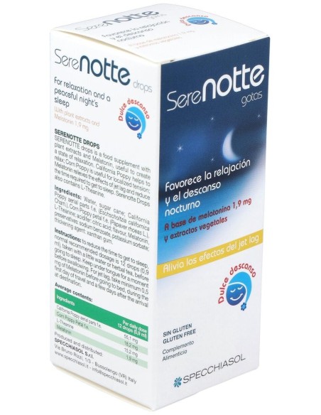 Melatonina 1,9Mg. (Serenotte) 50Ml. de Specchiasol