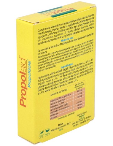 Propolaid Propolgola Sabor Menta 30Comp. de Trepatdiet-Esi