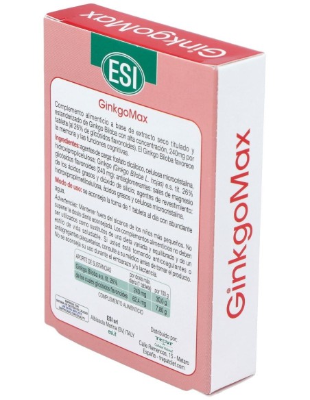 Ginkgomax 30Comp. de Trepatdiet-Esi