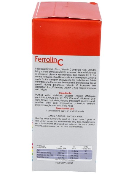 Ferrolin C Pocket Drink 24Sbrs. de Trepatdiet-Esi