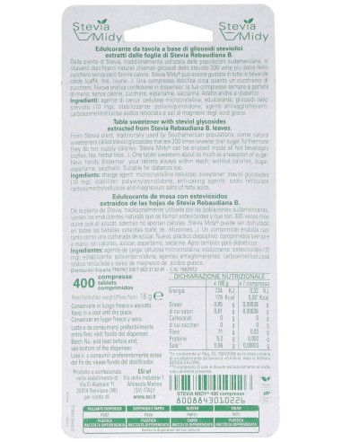 Stevia 400Comp. de Trepatdiet-Esi