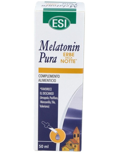 Melatonin Pura 1Mg.Con Erbe Della Notte 50Ml. de Trepatdiet-Esi