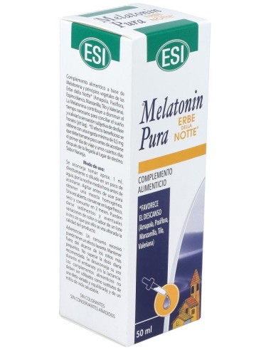 Melatonin Pura 1Mg.Con Erbe Della Notte 50Ml. de Trepatdiet-Esi